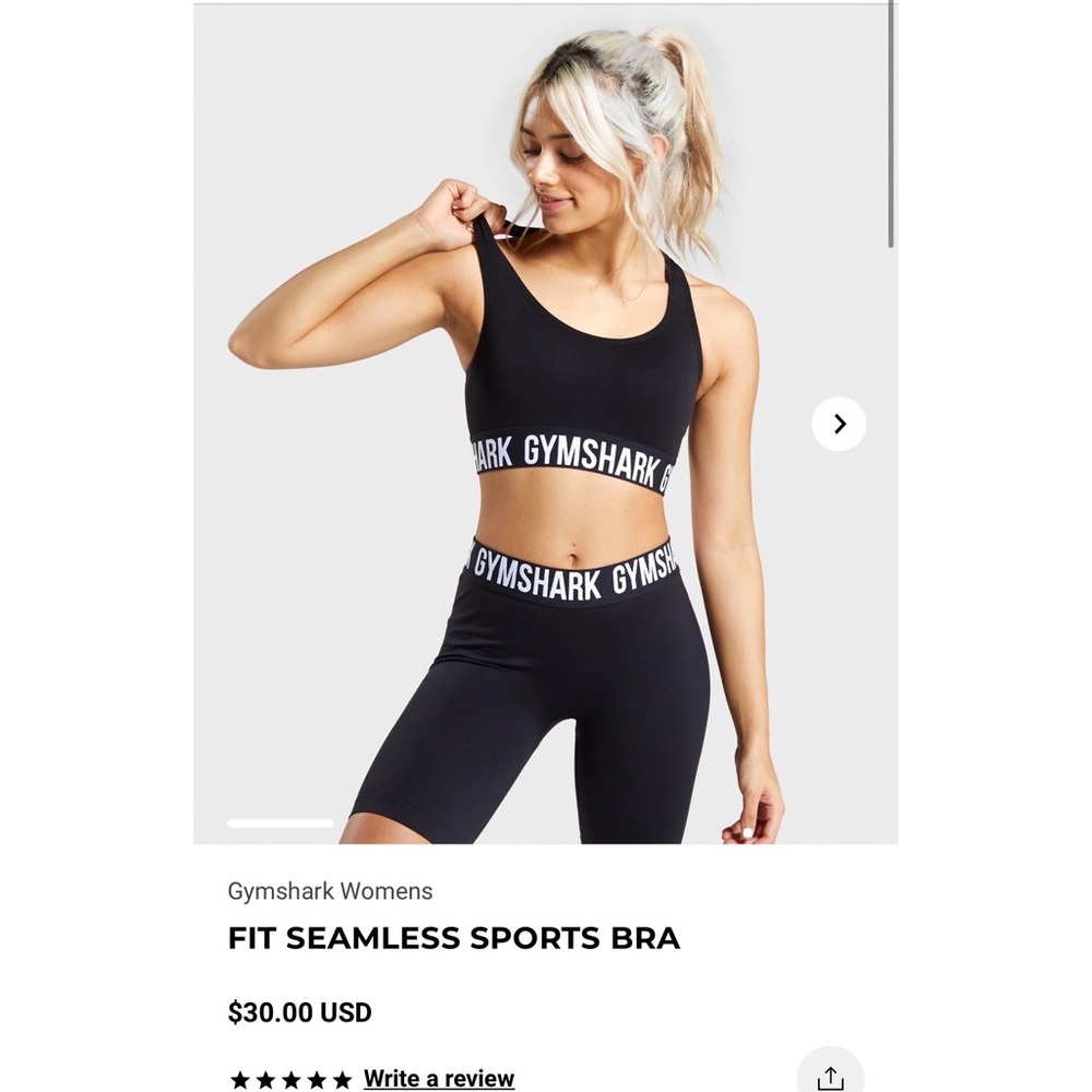 Gymshark FIT Seamless Sports Bra (S)
